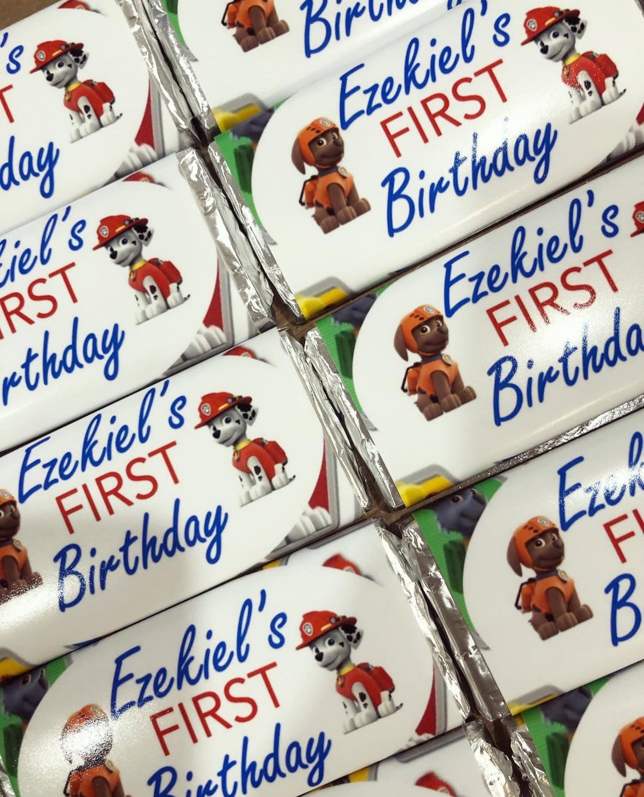Custom Chocolate Bars